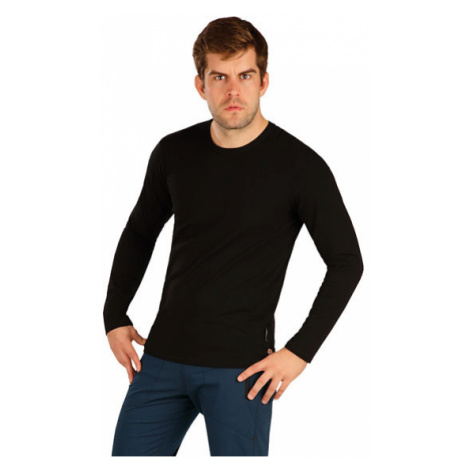 Pánské triko s dlouhým rukávem Litex 9D072 | černá