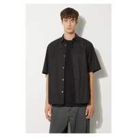 Bavlněná košile Undercover Shirt černá barva, relaxed, s klasickým límcem, UC1D9405