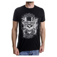 Guns N Roses tričko, Faded Skull, pánské