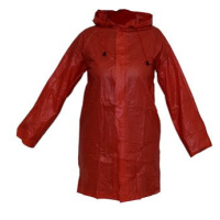 DOPPLER dětská pláštěnka s kapucí, vel. 128, červená