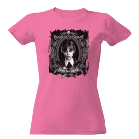 Dámské tričko Wednesday-I Hate Everything