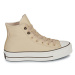 Converse CHUCK TAYOR ALL STAR LIFT PLATFORM WEATHERIZED LEATHER Béžová