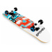Spokey SKALLE Skateboard 78,7 x 20 cm, ABEC7, bílo-modrý