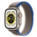 Apple Watch Ultra 49mm titanové pouzdro s modro-šedým trailovým tahem - M/L
