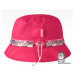 Bavlněný letní klobouk Dráče - Palermo 07, sytě růžová, kočky Barva: Růžová