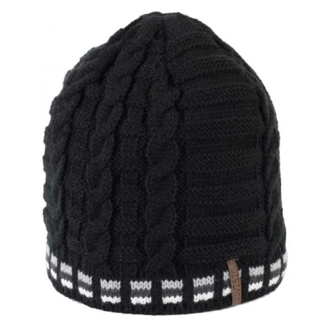 Finmark DIVISION Dámská pletená čepice, černá, velikost