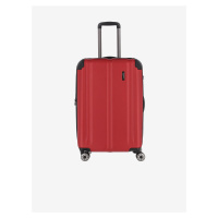 Červený cestovní kufr Travelite City 4w M