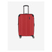 Červený cestovní kufr Travelite City 4w M