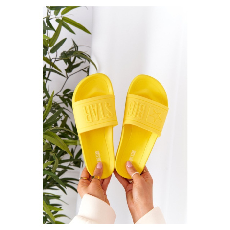 Women's Slippers Big Star HH274A040 Yellow