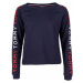 Tommy Hilfiger TRACK TOP Dámská mikina, tmavě modrá, velikost