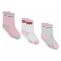 Dětské ponožky Levi's růžová barva