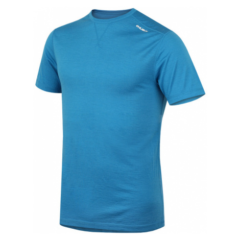 Pánské funkční triko HUSKY Merino 100 M krátký rukáv modrá