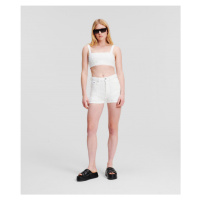 Šortky karl lagerfeld jeans klj hr boucle short bílá