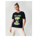 Koton Rick And Morty Printed T-Shirt Licensed Short Sleeve Crew Neck