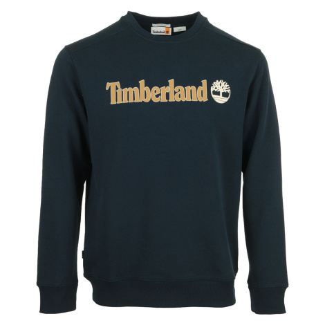 Timberland Linear Logo Crew Neck Modrá