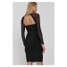 Šaty Marciano Guess černá barva, mini, přiléhavé