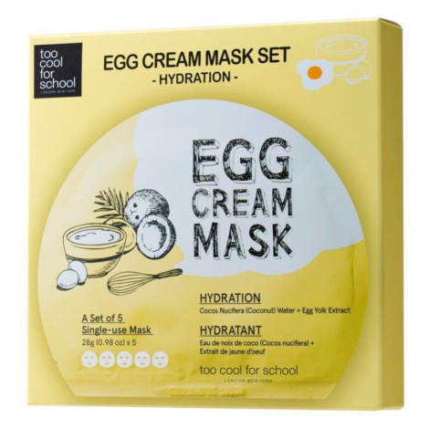Too Cool For School Egg Cream Mask Hydration Set Maska Na Obličej 1 kus