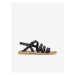 Crocs černé páskové sandály Tulum Sandal
