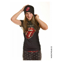 Rolling Stones tričko, Plastered Tongue, dámské