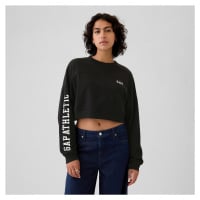 Mikina GAP Crop Sweatshirt True Black