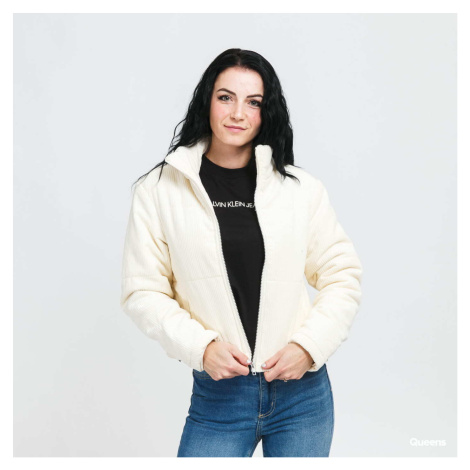 Urban Classics Ladies Corduroy Puffer Jacket Cream