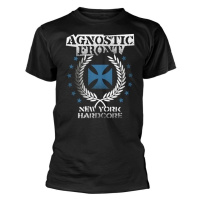 Agnostic Front Tričko Blue Iron Cross Black