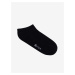 Černé pánské nízké ponožky - 3pack Ombre Clothing U154