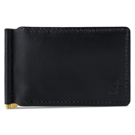 Bagind Klipy Sirius - ručně vyrobená pánská peněženka z černé hovězí kůže., ruční výroba, český 