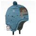 Chlapecká zimní funkční čepice Dráče - Polárka 31, modrá medvěd Barva: Modrá