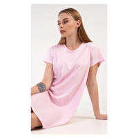 Dámská noční košile Vienetta Secret Srdíčko | světle růžová
