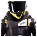 Závodní airbagová vesta Helite e-GP Air, elektronická černo-bílá