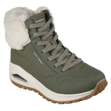 Skechers UNO RUGGED - FALL AIR Dámská zimní obuv, khaki, velikost