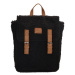 Beagles Černý huňatý vintage batoh „Bear“ 8L