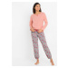 BONPRIX pyžamo s potiskem Barva: Růžová, Mezinárodní