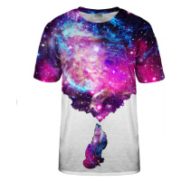 Hořkosladké tričko Paris Unisex's Galactic Wolf Tsh BSP026