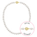 Evolution Group Perlový náhrdelník z říčních perel se zapínáním ze 14 karátového zlata 922003.1/