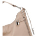 Velká kožená dámská kabelka růžová - ItalY Celinda Mat růžová