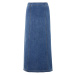 Modrá dámská džínová maxi sukně ORSAY