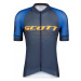SCOTT Cyklistický dres s krátkým rukávem - RC PRO SS - modrá/oranžová