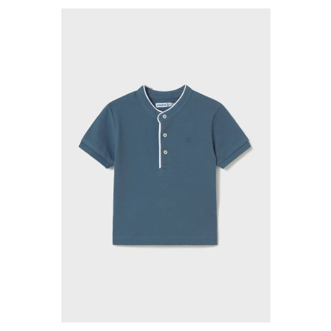 Dětské polo tričko Mayoral modrá barva, 1107
