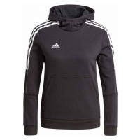 adidas TIRO 21 HOODIE Juniorská mikina, černá, velikost