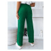 SHERRY dámské kalhoty zelené Dstreet UY1769