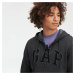 Mikina GAP Logo Fullzip Hoodie New Charcoal Grey