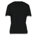 Build Your Brand Dámské triko s krajkou BY124 Black
