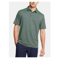 Petrolejové pánské tričko Under Armour UA Playoff 3.0 Stripe Polo