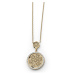Oliver Weber Půvabný pozlacený náhrdelník s kubickými zirkony Ukulan Magic Blossoms 12321G