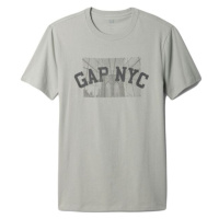 GAP NYC Pánské tričko, šedá, velikost