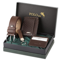 Polo Air Checkerboard Pattern Wallet It Makes It Own Card Holder Belt Keychain Combine Combinati