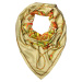 Brillo šátek se vzorem zlatá