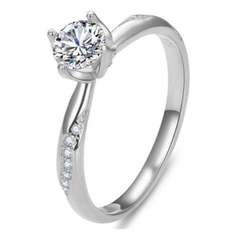 OLIVIE Stříbrný zásnubní prsten MAGIC 7170